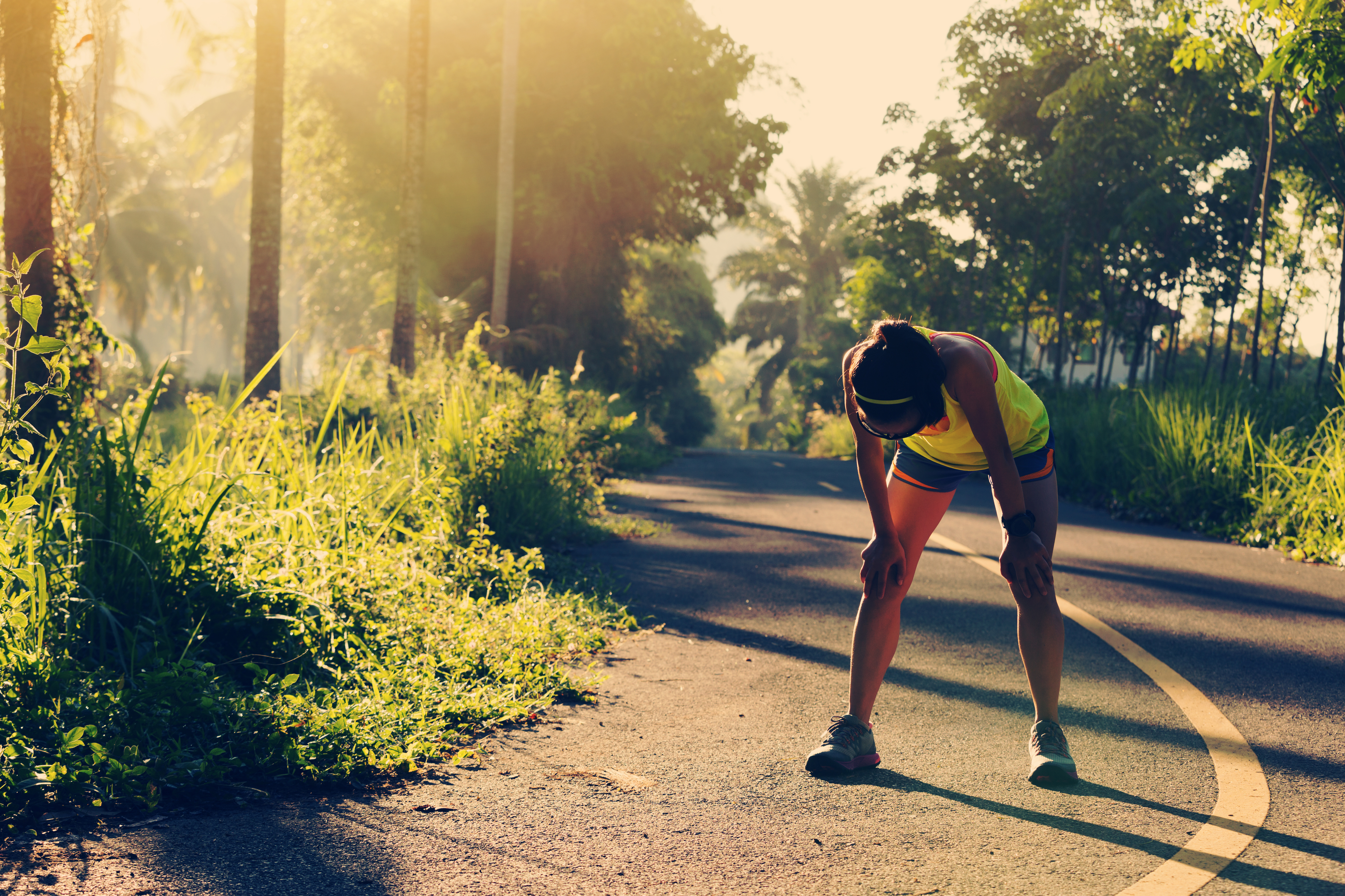 Tired runner